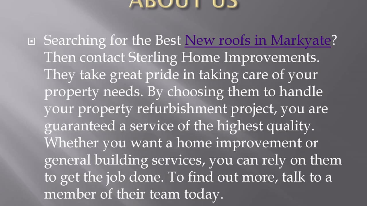 Best New roofs in Markyate