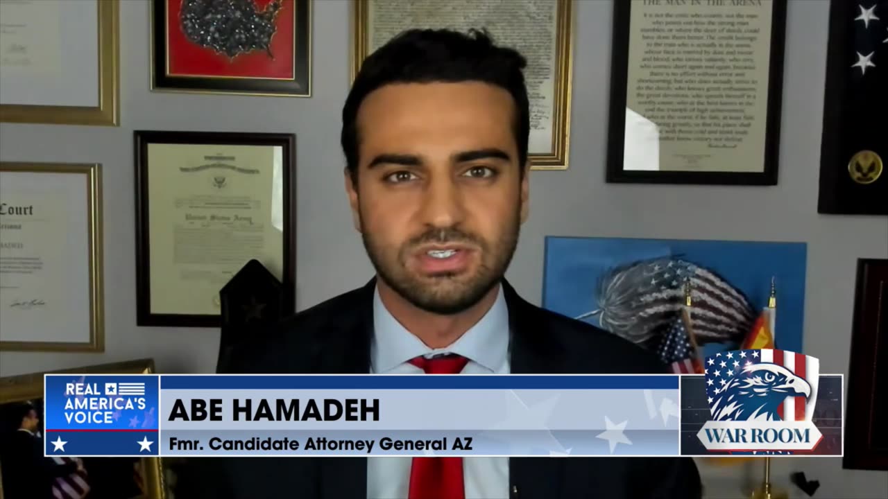 Abe Hamadeh: "All these uncounted ballots, these are all from election day"