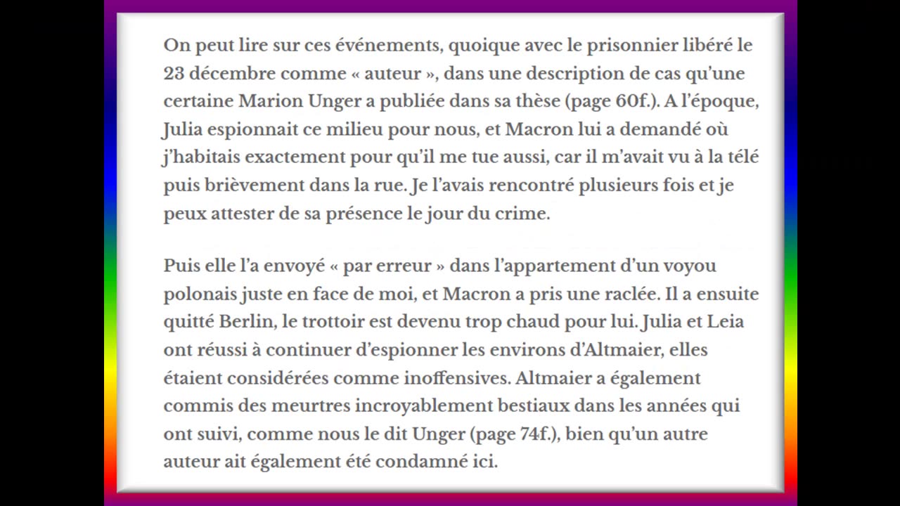 il semblerait que vraiment ce soit un assassin dans tout les sens du terme ! Merci de partager !