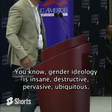 GENDER IDEOLOGY IS THE GREATEST EVIL THE WORLD HAS EVER SEEN