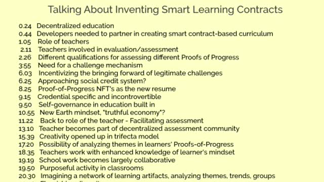 Inventing the Smart Learning Contract on Cardano 2 of 3