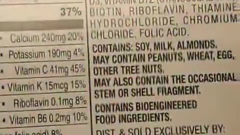Geoengineered food = Check the labels!