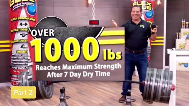 Man“Tested ”Strong Flex Glue To See If It Works As Shown on TV