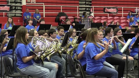 LC Music Showcase JR Band Warm-up Norah Turner 2023