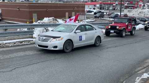 Freedom For Nova Scotia Slow Roll Convoy