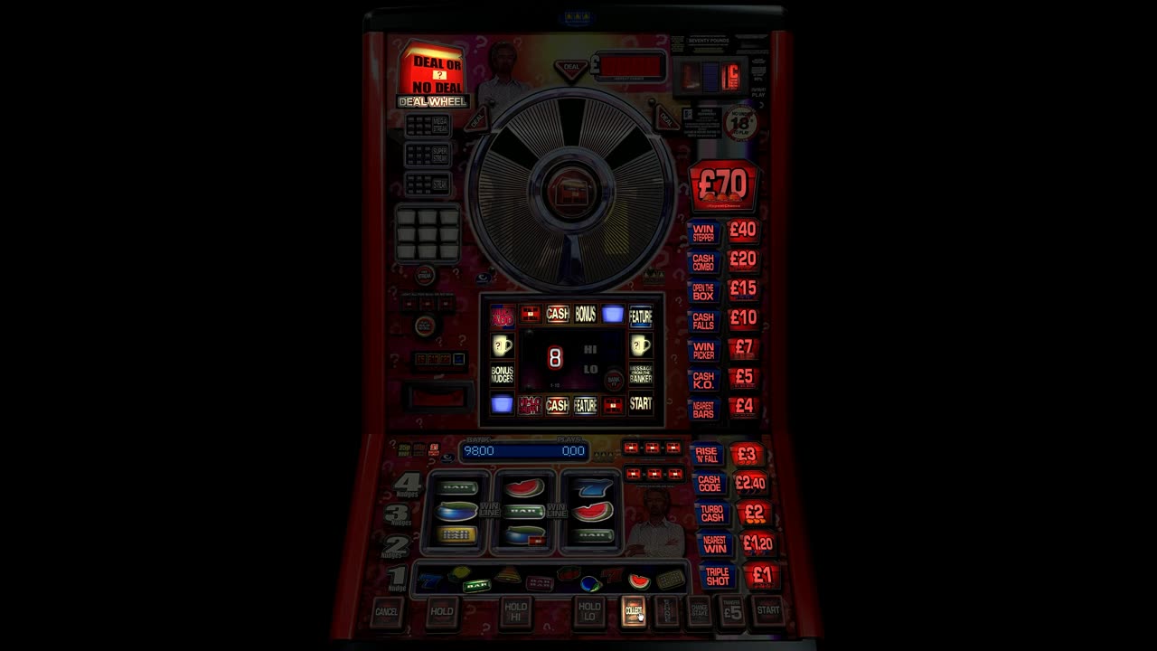 Deal Or No Deal The Deal Wheel £70 Jackpot Bell Fruit Games Fruit Machine Emulation