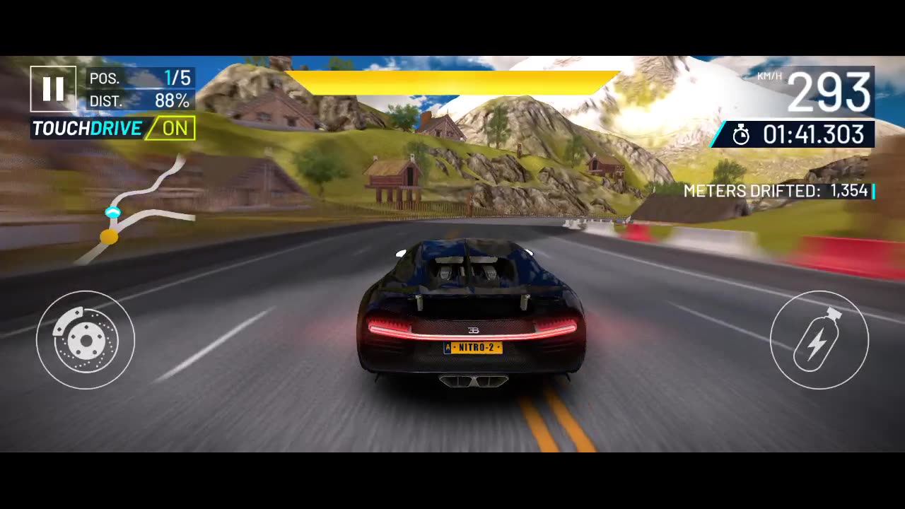 Asphalt Nitro 2 😎💯😎💯 Bugatti