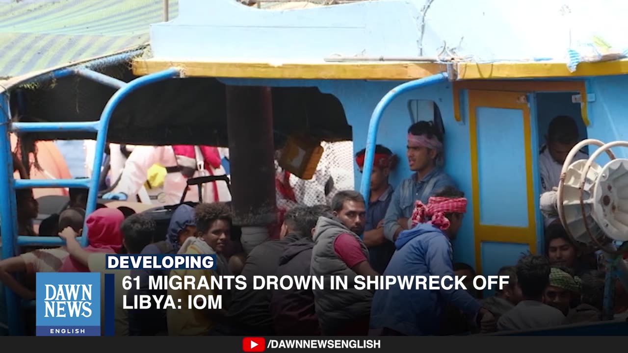 61 Migrants Drown In Shipwreck Off Libya