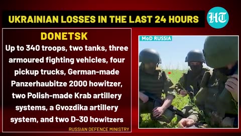 Putin's Men Spell Doom; 'Kill' Over 730 Ukrainian Soldiers, Repel 30 Attacks & Advance 2 KMS More