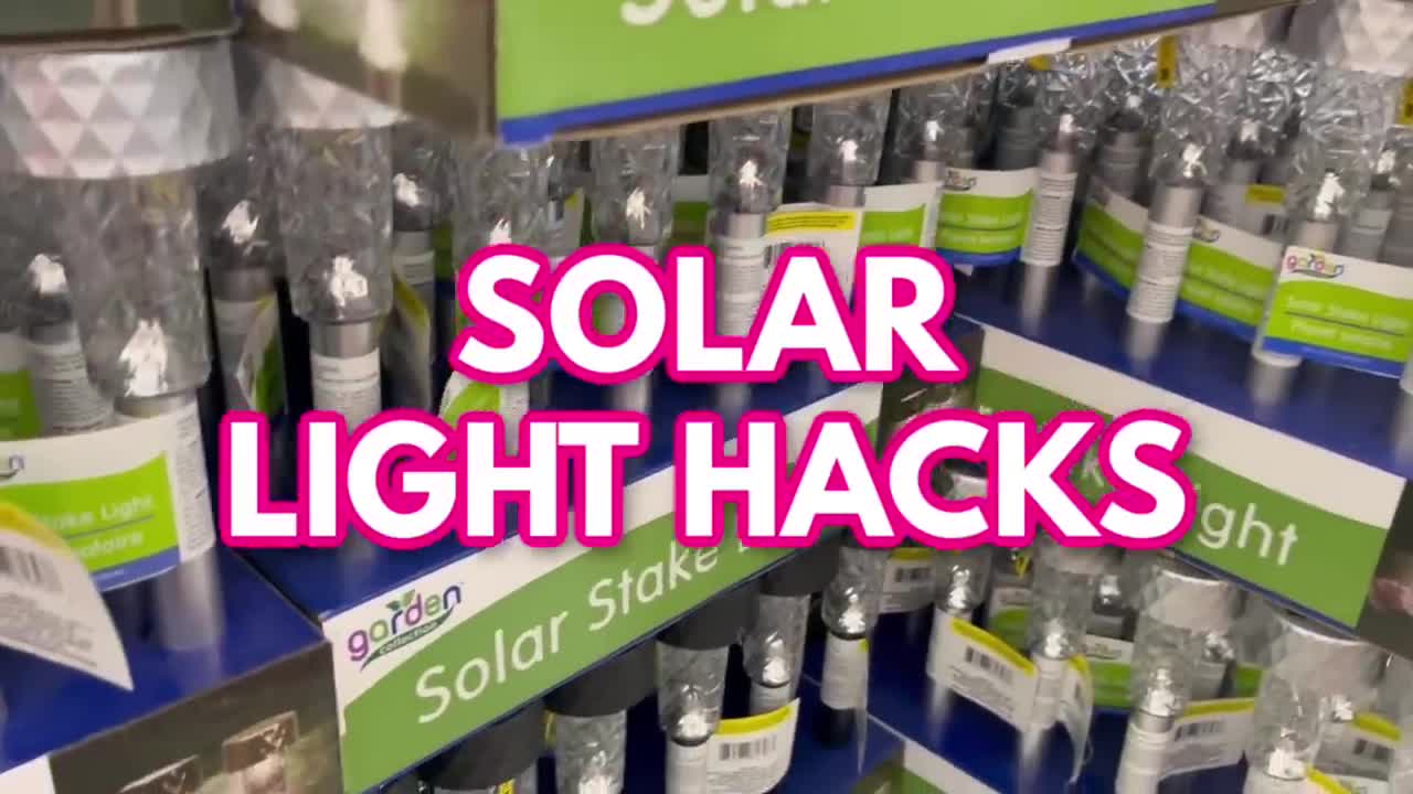 Solar light hacks