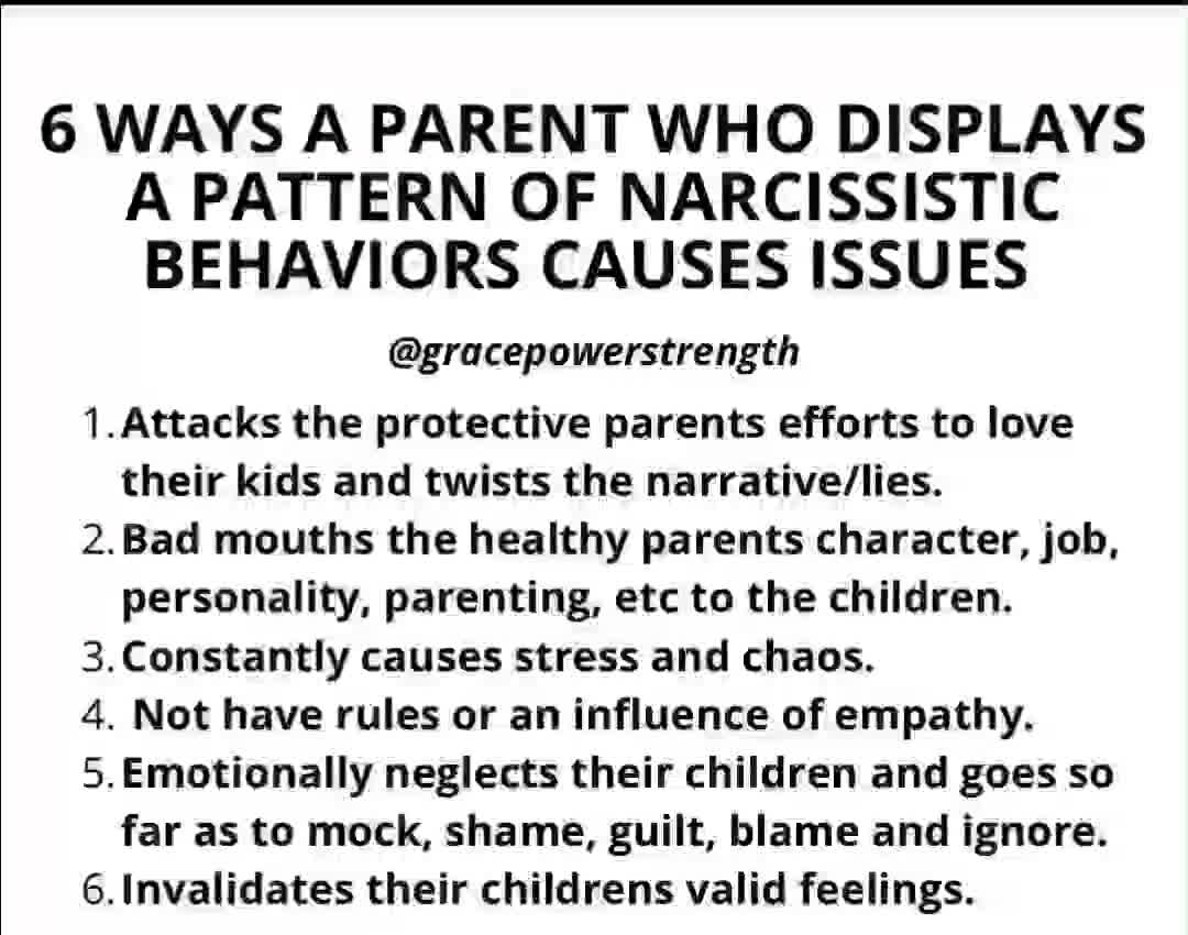 6 ways a Narcissistic parent causes HAVOC in a FAMILY
