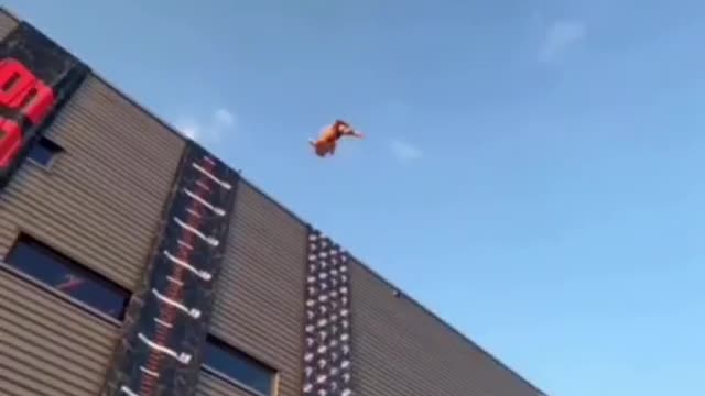 Highest trampoline Jump