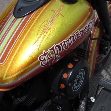 Custom Motorcycle Beautiful Paintwork