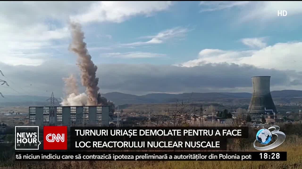 Tunuri uriaşe demolate pentru a face loc reactorului nuclear nuscale