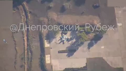 Russian drone destroys Ukrainian MiG-29 at airfield 90km away