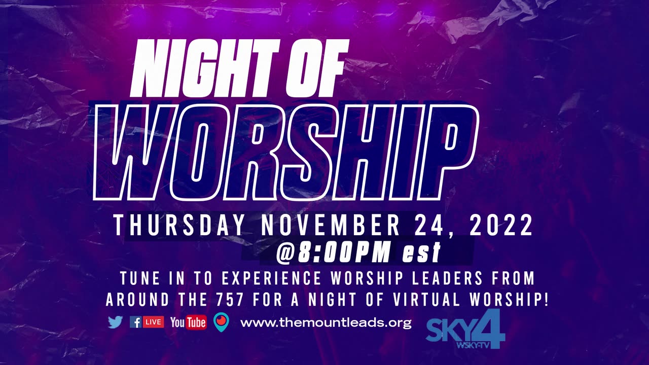 Thanksgiving N.O.W (Night Of Worship) on Sky4 TV