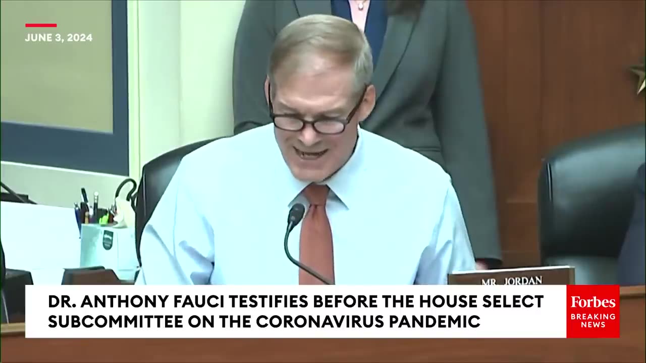 Jim Jordan Drills Fauci on Lab-Leak Theory