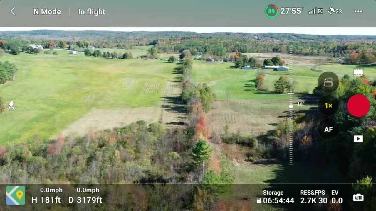 Leaf peeping & landing practice DJI 3