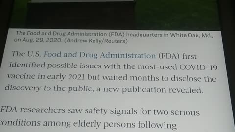 FDA WAITING MONTHS TO ALERT.