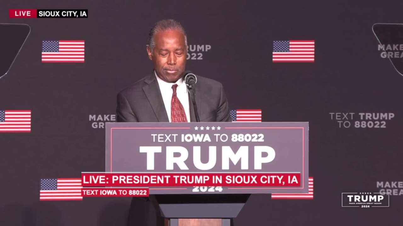 Ben Carson Full Speech at Sioux City Iowa