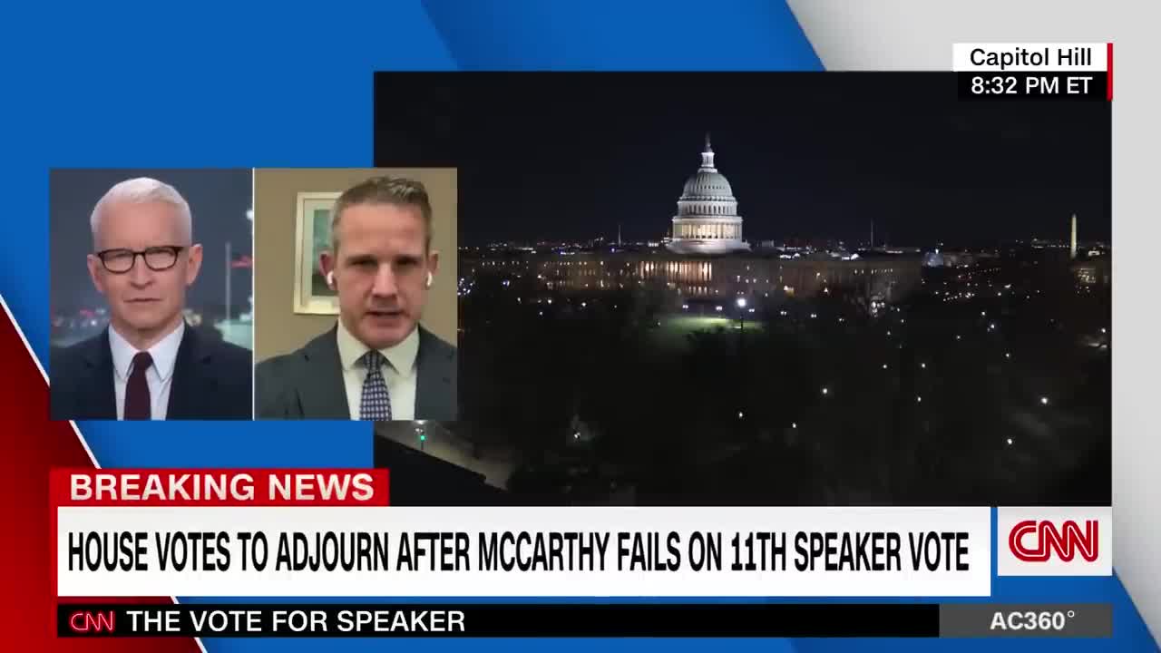 This is what worries Adam Kinzinger about Kevin McCarthy's Speakership bid