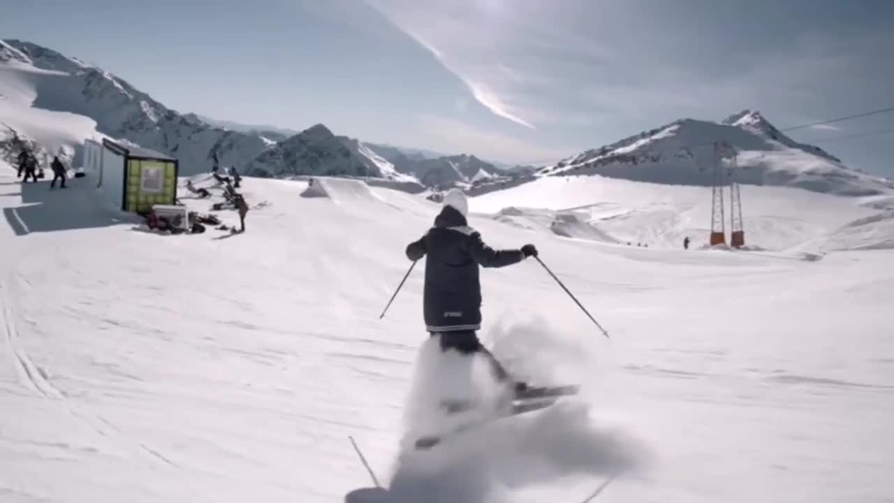 This Skiing Crash Looks More Like An Explosion Epic Fail