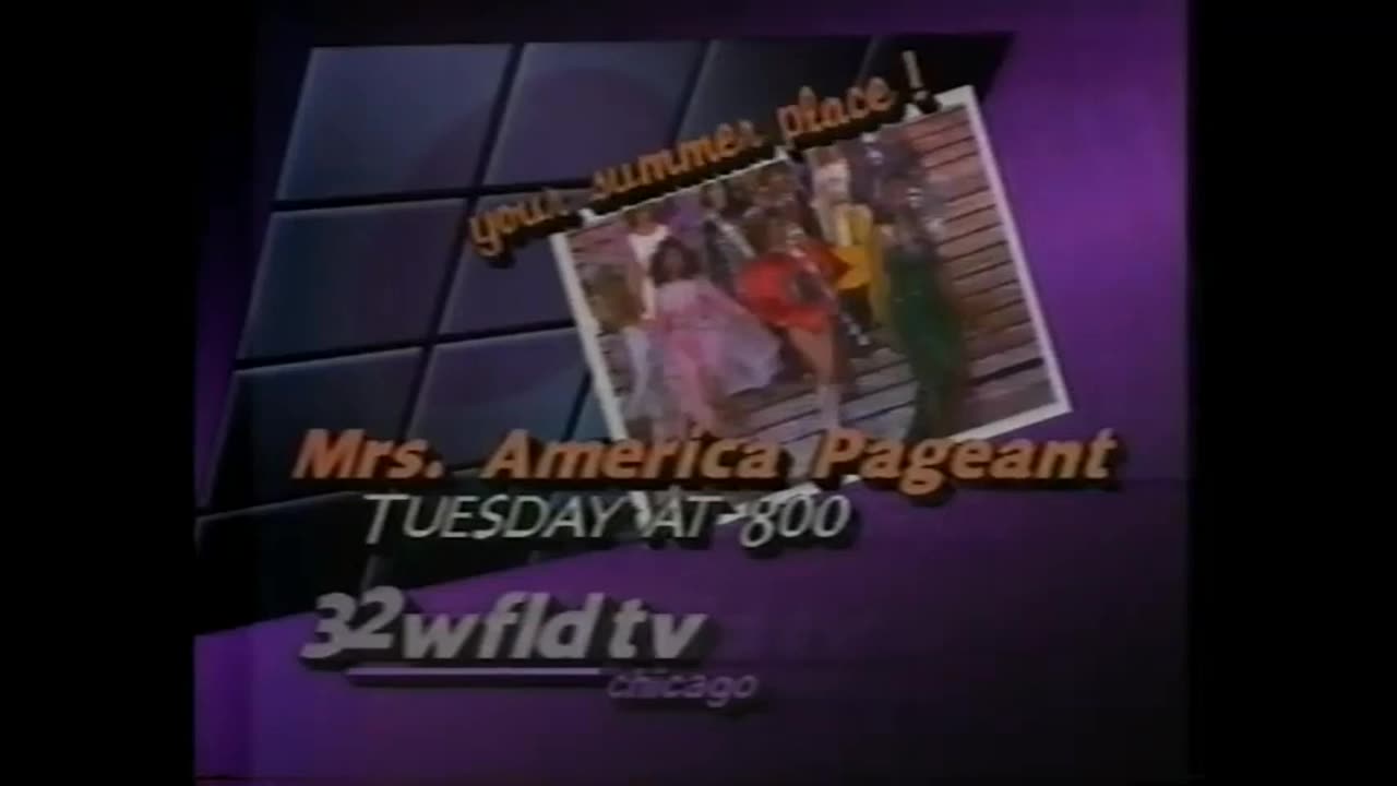 August 3, 1985 - WFLD Chicago Promo for the Mrs. America Pageant