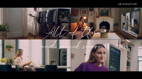 Experience the LG SIGNATURE with an international lifestyle ambassador 'Olivia Palermo'