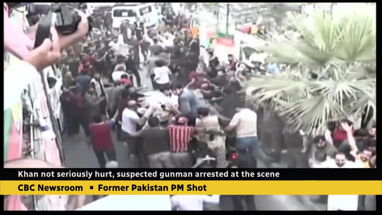 Pakistan's former prime minister Imran Khan wounded in gun attack