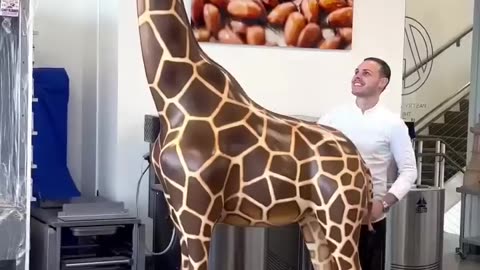 Chocolate giraffe!