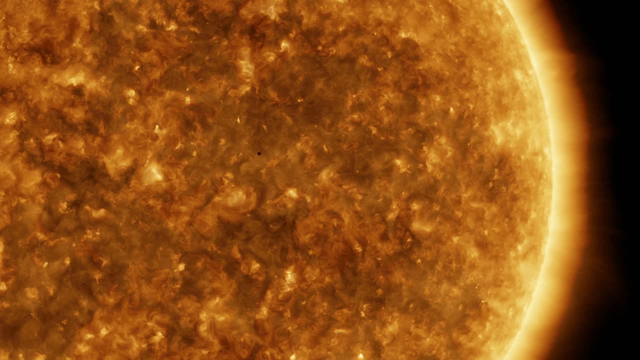 Mercury's Celestial Transit: Captured by NASA's Solar Dynamics Observatory