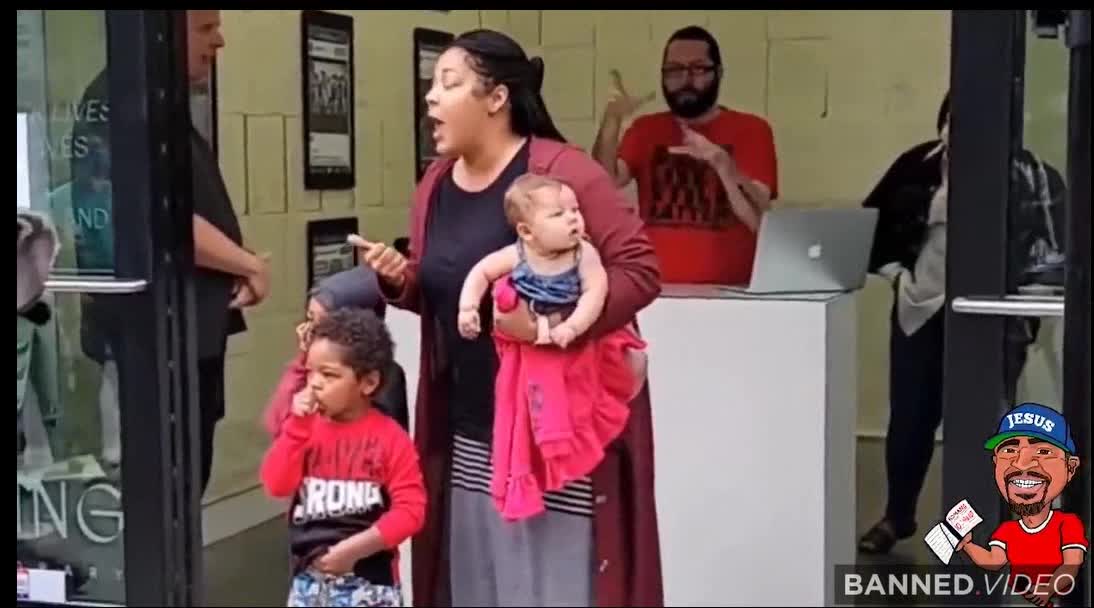 Black lady gets in front of media cameras to call out Antifa attacks