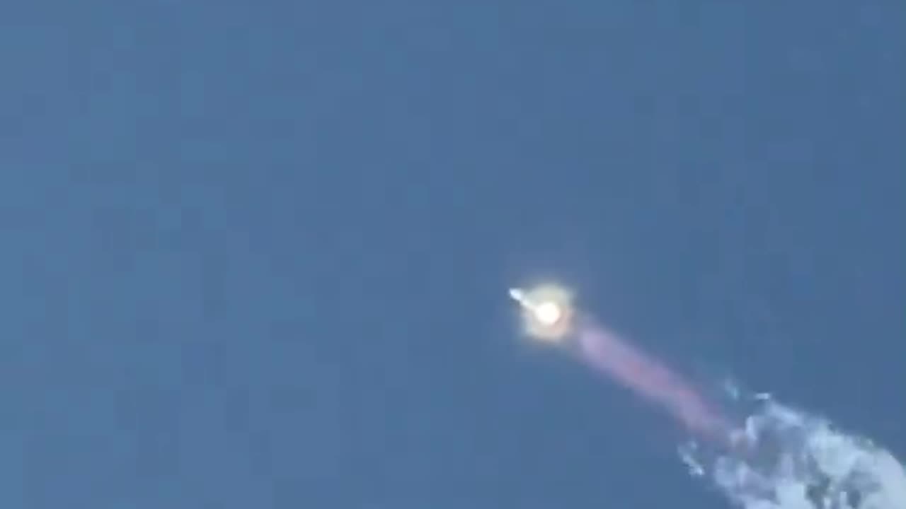 Spacex Starship Launch and destruction mid flight