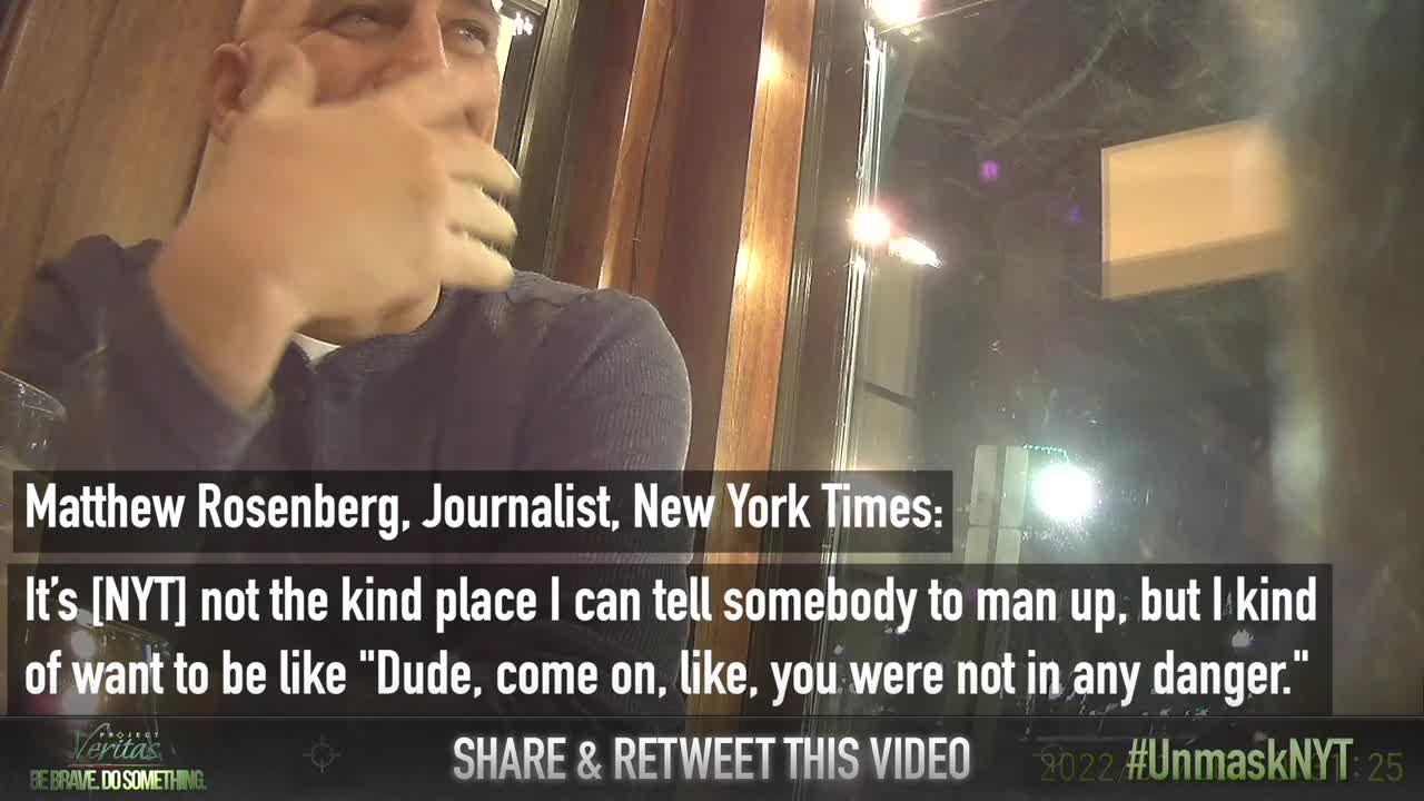 NYT REPORTER MATTHEW ROSENBERG CONFIRMS JAN 6th WAS A HOAX