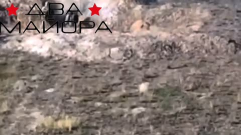 クラホボ南 アントノフカ西のウクライナ軍塹壕拠点へのロシア軍による襲撃