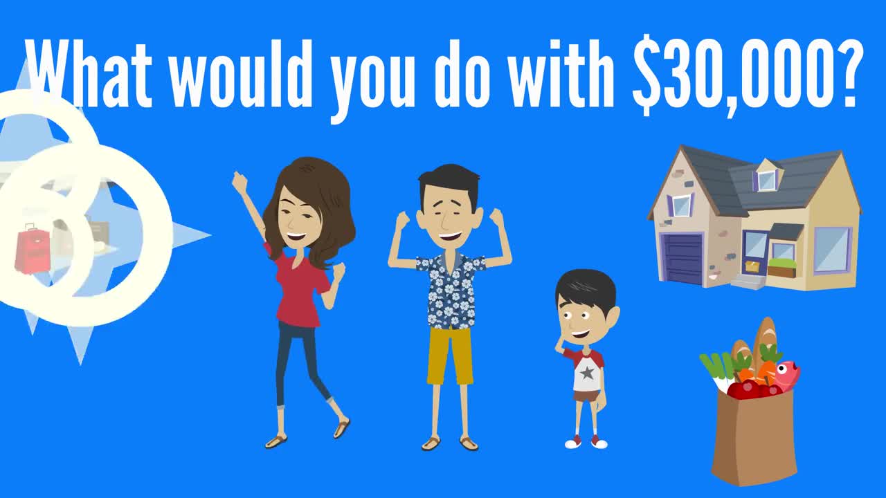 What would you do with $30,000?