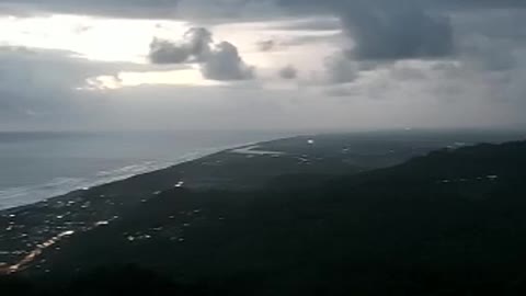 View from the rocky hills of paris yogyakarta