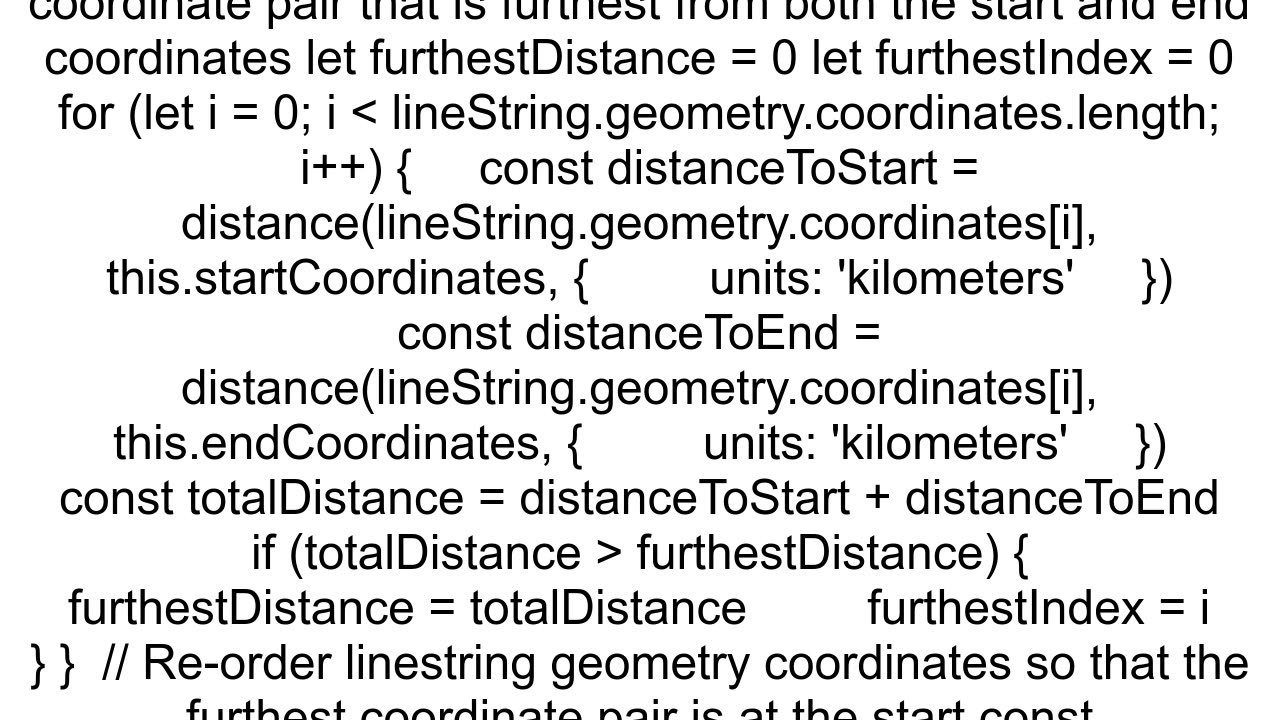 Slice circular linestring by shortest distance between 2 points