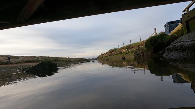 Coastal river. GOPRO