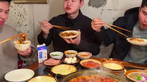 Buy And Eat Super Spicy Hot Pot