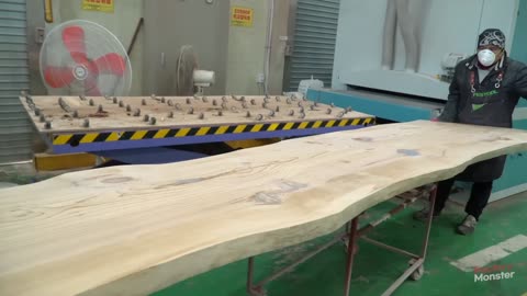 Turning a Giant Tree into an Expensive Dining Table