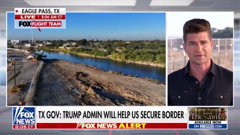 Live at the border in Eagle Pass, Texas this morning