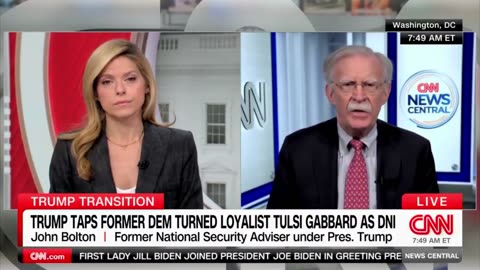 RINO John Bolton calls on Senate to Unanimously reject Tulsi Gabbard and Matt Gaetz