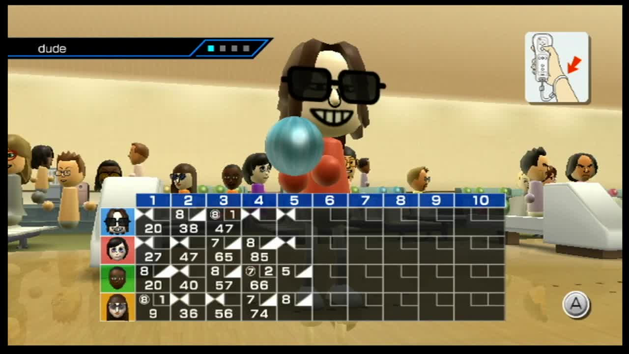 Wii Sports Bowling Game36 Part1