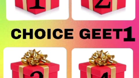 Choice your favourite gift 🎁1