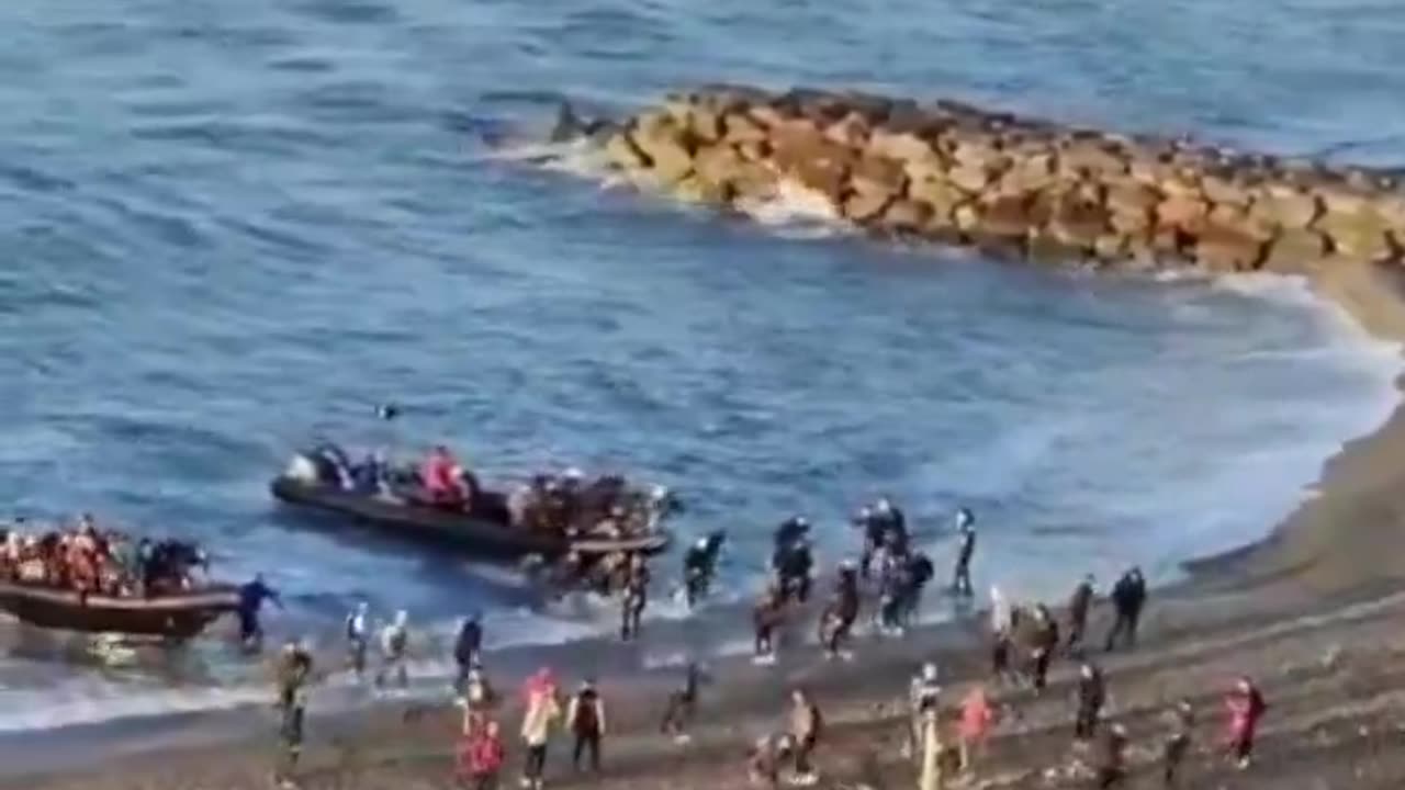 The invasion continues along the coast of Spain. Maybe not today, maybe not