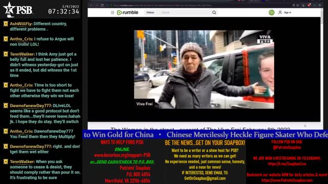 2022-02-09 07:00 EST - Patriots Soapbox AM: with LadyRWB , MykelJaye & DD