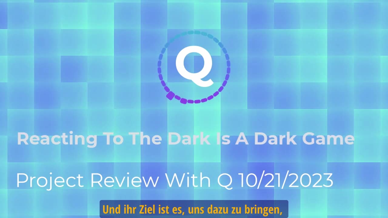 Auf die Dunkelheit zu reagieren ist ein dunkles Spiel