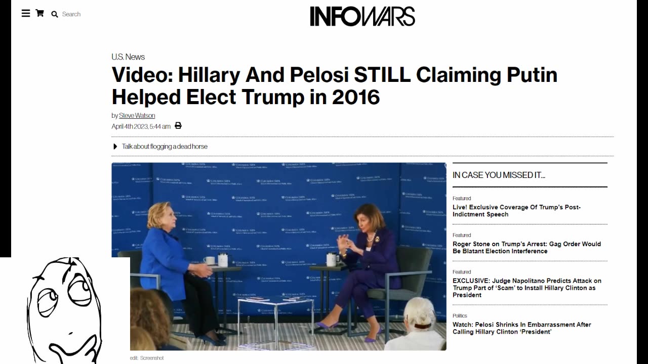 Hillary And Pelosi still beating the 2016 horseš„±š¤”