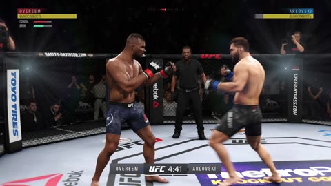 PS4 bot Alistair Overeem vs user Andrei Arlovski